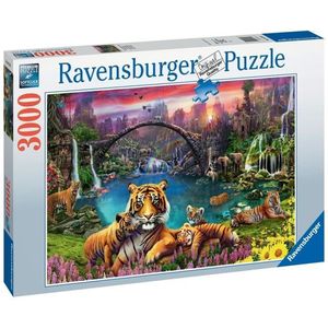 Puzzle 3000 Dzika natura z kwiatami