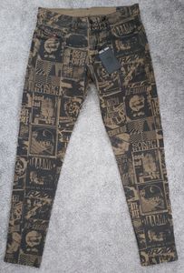 Diesel Herren Jeans D-STRUKT Farbe:Schwarz / Beige 009GB Größe: W32/L32