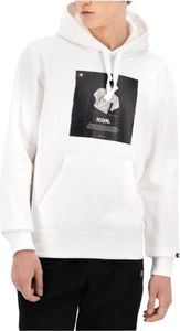 Champion Sweatshirts Icon Graphic Print Hoodie, 216958WW001WHT, Größe: 178