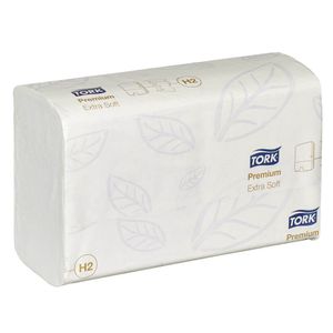 TORK Papierhandtücher 600297 Xpress® H2 Premium Extra Soft Interfold-Falzung 2-lagig 2.100 Tücher