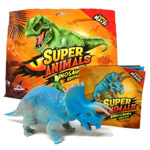 DeAgostini Super Animals - Dinosaurs Edition - Sammelfigur Dino - Figur 3. Triceratops Horridus