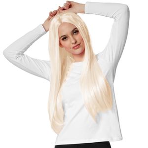 dressforfun Perücke Lange Haare glatt - blond