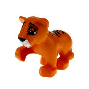 1x Lego Duplo Tier Baby Tiger orange Safari Zoo Katze Löwe 4614941 54300cx4