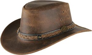 SCIPPIS WILLIAMS Cowboyhut Australienhut Hut Outdoor Westernhut Reithut Freizeithut Braun S