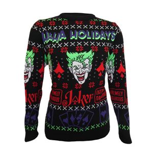 The Joker - "Haha Holiday" Pullover für Herren/Damen Unisex - weihnachtliches Design HE677 (XXL) (Bunt)