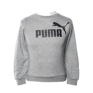 PUMA Essentials Big Logo Crew TR Sweatshirt Jungen medium gray heather 152