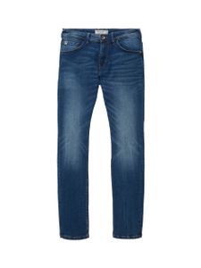 TOM TAILOR DENIM Herren Slim Fit Jeans Hose slim PIERS blue soft stretch Used Mid Stone Blue W36/L34