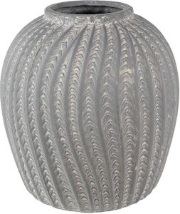 Clayre & Eef Vase Ø 20x20 cm Grau Stein