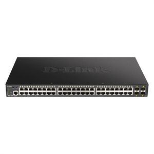 D-Link DGS-1250-52XMP Gigabit Switch PoE 52-Port Smart Managed PoE+ 4x 10G