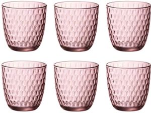 Bormioli Rocco Glass Castle Pink 290 ml - 6 sztuk