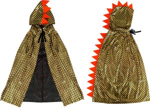 Oblique Unique Dino Umhang Dinosaurier Cape für Kinder Kostüm Accessoire für Halloween Karneval Fasching Motto Party