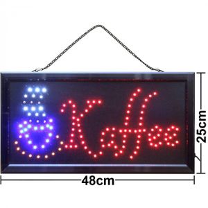 LED Schild Kaffee Leuchtreklame Ladenschild Neon Werbeschild