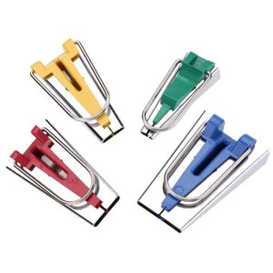 4 Größen/Set 6/12/18/25 mm Stoff Schrägband Maker Ordner Kit DIY Nähen Quilten Bindung Werkzeug