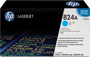 HP 824A - azúrová - originálna - bubnová jednotka - pre Color LaserJet CM6040