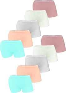 10er Set Mädchen Pantys Boxershorts - LOVE - Bunt 140-146 10er Set Mädchen Pantys Boxershorts - LOVE - Bunt 140-146