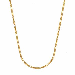 1,1 mm 45 cm 585 - 14 Karat Gold Halskette Figarokette massiv Gold hochwertige Goldkette  1,5 g
