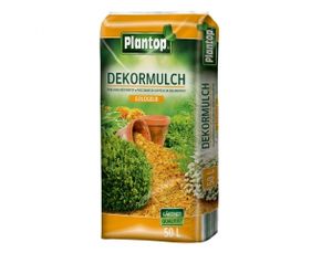 Plantop Dekor-Mulch goldgelb 10-40mm, 50 Liter