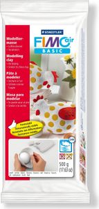Vzduchová modelovacia hmota Fimo basic 500 gramov biela