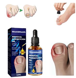10ml Anti Paronychie Nagelöl, Eingewachsene Zehennageltropfen Nagelbehandlungsöl zur Reparatur von Verfärbungen, rauen und rissigen Nägeln