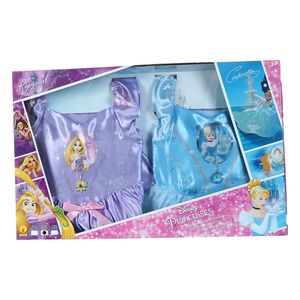 Rubies Disney Kleider 2er Pack Rapunzel + Cinderella für Mädchen - Größe M