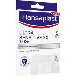 Hansaplast Ultra Sensitive Wundverband 8x10 cm Xxl 5 St