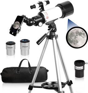 Teleskope, Astronomie Teleskop, 70 mm Blende, 400 mm AZ-Halterung, voll mehrfach beschichtete Optik, Teleskop Astronomie Erwachsene Teleskop