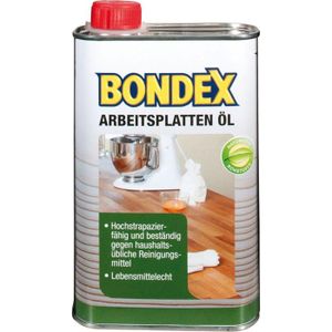 0,5L Bondex Arbeitsplattenöl Arbeitsplatte Öl Holzöl Harholzöl Holz
