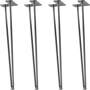 4er Set Haarnadelbeine Tischbeine Möbelfüße Möbelbeine Haarnadel Hairpin Legs