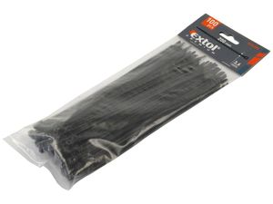 Taśmy przewodzące czarne, 100x2,5mm, 100szt, NYLON