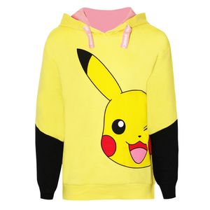 Pokemon - Kapuzenpullover für Mädchen NS6167 (140) (Gelb)