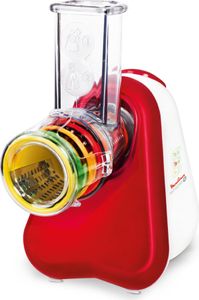 MOULINEX Schnitzelwerk DJ756G 5 Trommeleinsätze rot/weiß