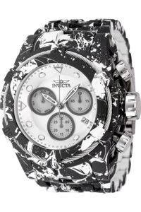 Invicta Bolt 45489 Herren armbanduhr - Quarzuhrwerk - Edelstahl mit silbernen zifferblat - 53mm