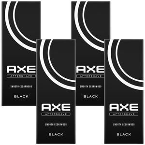 AXE Aftershave Black 4x 100ml Herren Männer After Shave Rasur Lotion Balsam for Men