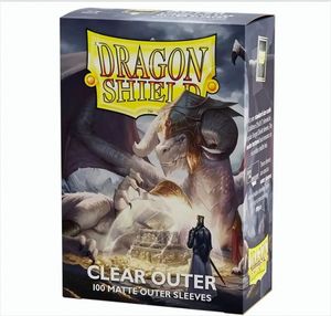 Dragon Shield Clear Outer Sleeves Standard Size (100 Outer Sleeves)