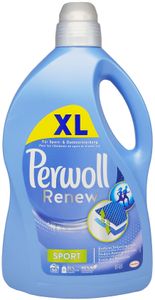 Perwoll Flüssig-Waschmittel RENEW SPORT 2,75L Gel 50 Wäschen Outdoor Schweiss