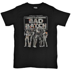 Star Wars - "The Bad Batch" T-Shirt für Herren/Damen Uni RO10314 (XL) (Schwarz)