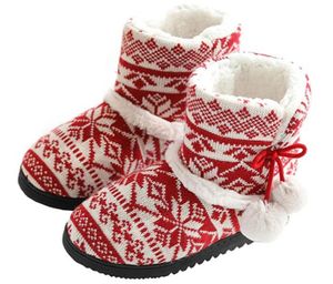 Hausschuhe Hüttenschuh Hohe Gefüttert Hüttenstiefel rutschfest Winter Pantoffeln für Uni-Erwachsene