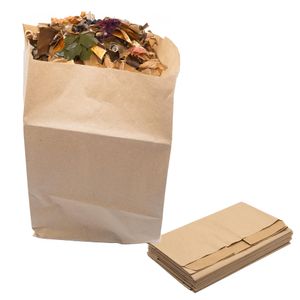 10xMüllbeutel Komposttüten Kompostierbar Biobeutel Papiertüten Biosack