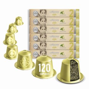 JASMIN 120 čajových kapsúl | hliníkové kapsule | čajové kapsule pre kávovary Nespresso®³ | La Natura Lifestyle