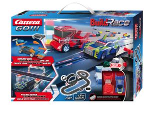 Carrera Build 'n Race - Racing Set 4.9m lang, Autorennbahn