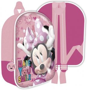 rucksack Minnie Mouse Mädchen 24 x 36 cm Polyester rosa