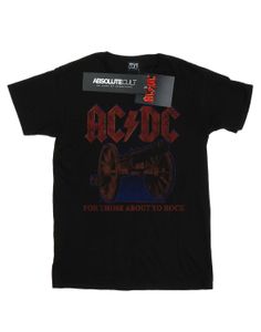 AC/DC - "For Those About To Rock Canon" T-Shirt für Herren BI7393 (XL) (Schwarz)