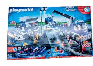 Playmobil 5097 City Action - THW Großeinsatz-Set mit elektrischem Licht & Motor