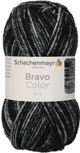 Schachenmayr Bravo Color, 50g Graphit Denim Handstrickgarne