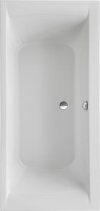 Schulte Körperform-Badewanne Modell Onda, Weiß Sanitäracryl, 200x90 cm, Höhe 47,5 cm