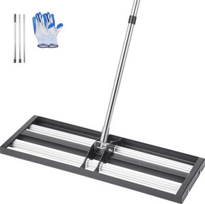 VEVOR hrable na trávnik, 254 x 762 mm nerezové hrable na trávnik, záhradné hrable na vyrovnávanie trávnika, jednoduchý nástroj na vyrovnávanie trávnika na záhrady a golfové ihriská