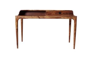 SIT Möbel Schreibtisch aus Akazie natur | 1 Schublade, 1 offenes Fach | B 140 x T 70 x H 76 cm | 11607-01 | Serie MID CENTURY