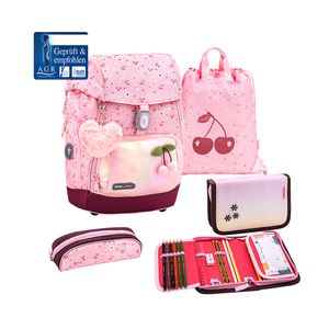 Belmil Comfy Plus Premium Schulranzen Set 4-teilig "Cherry Blossom"