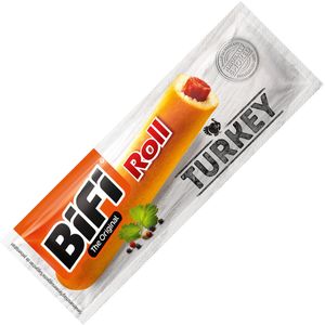 Bifi Roll Turkey Mini Salami w panierce z pieczonego ciasta 45g