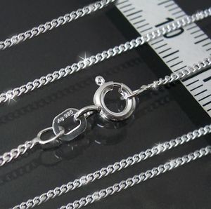 45,7 cm Sterling Silber 1,35 mm Twisted Box Kette Halskette